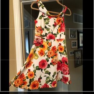 Off the shoulder, fit & flare dress